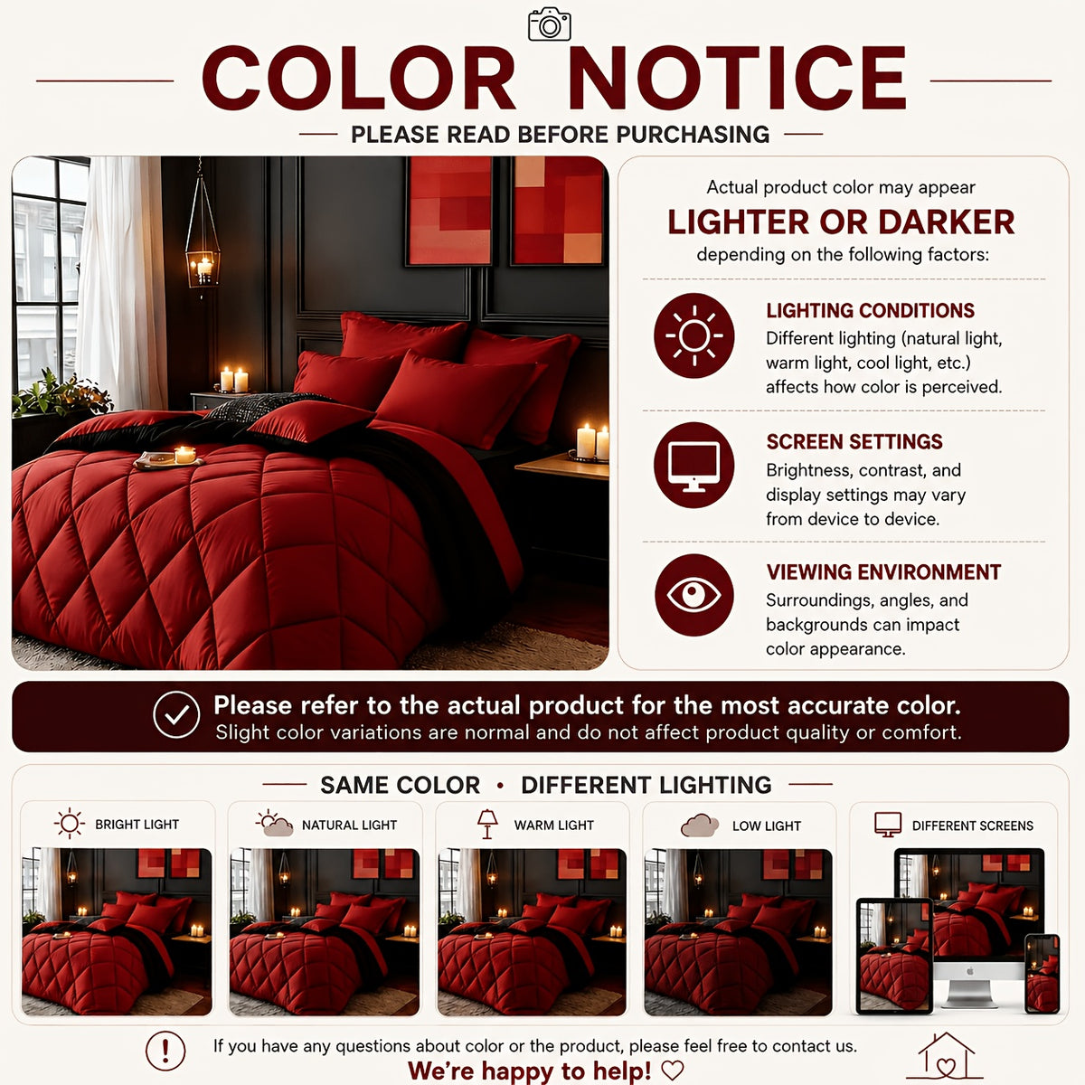 2/3pcs Red/Black Comforter Set Queen King Twin, All Season Comforter, 1Comforter, 1/2Pillowcases, Box Stitch Quilt, Hotel & School Quality Comforter, Home Bedding, Kids Room Decor, Halloween Christmas Holiday Gifts, Random Color