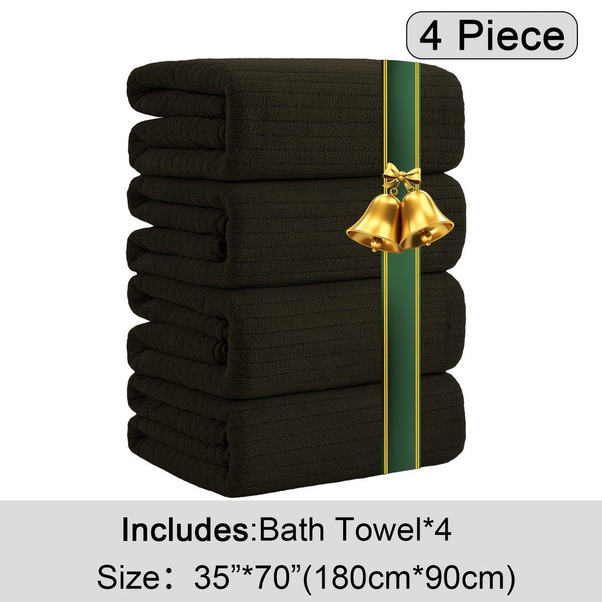 Oversized Bath Towels Set, Extra Large Towel Microfiber Soft XL Bath Sheet Super Absorbent Bathroom Towels Set Quick Dry Plus Size Shower Towels for Family Hotel, Wash Cloths