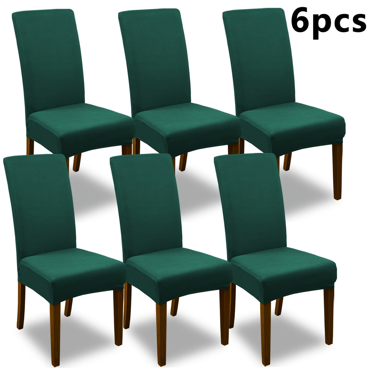4pcs Set/6pcs Set Milk Elastic Home Kitchen Dining Chair Slipcover, Chair Cover, Furniture Protector For Wedding Office Living Room, Easy To Install, Suitable For Any Dining Chair.Halloween Gift, Halloween Home Decorations