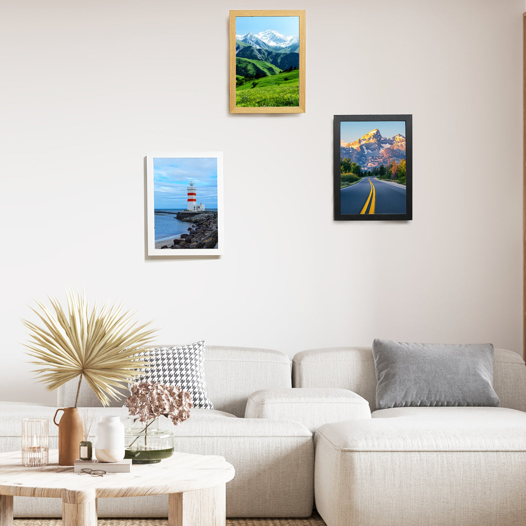 [Changeable Art Frames] 2/4 Pack Front Opening Photo Frames Reusable Art Display Frames for Wall Collage, Home Office Decor, Art Projects & Drawing