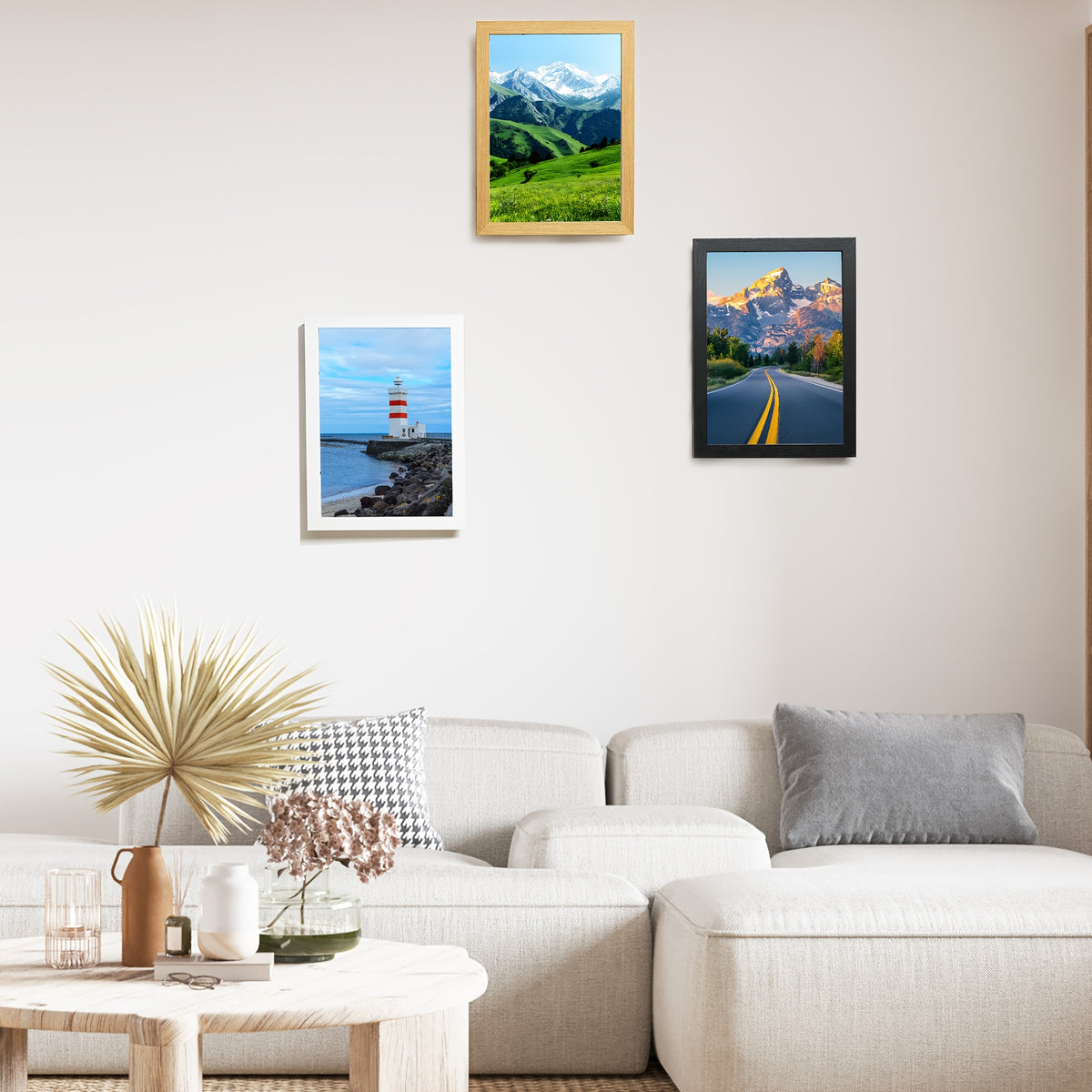 [Changeable Art Frames] 2/4 Pack Front Opening Photo Frames Reusable Art Display Frames for Wall Collage, Home Office Decor, Art Projects & Drawing