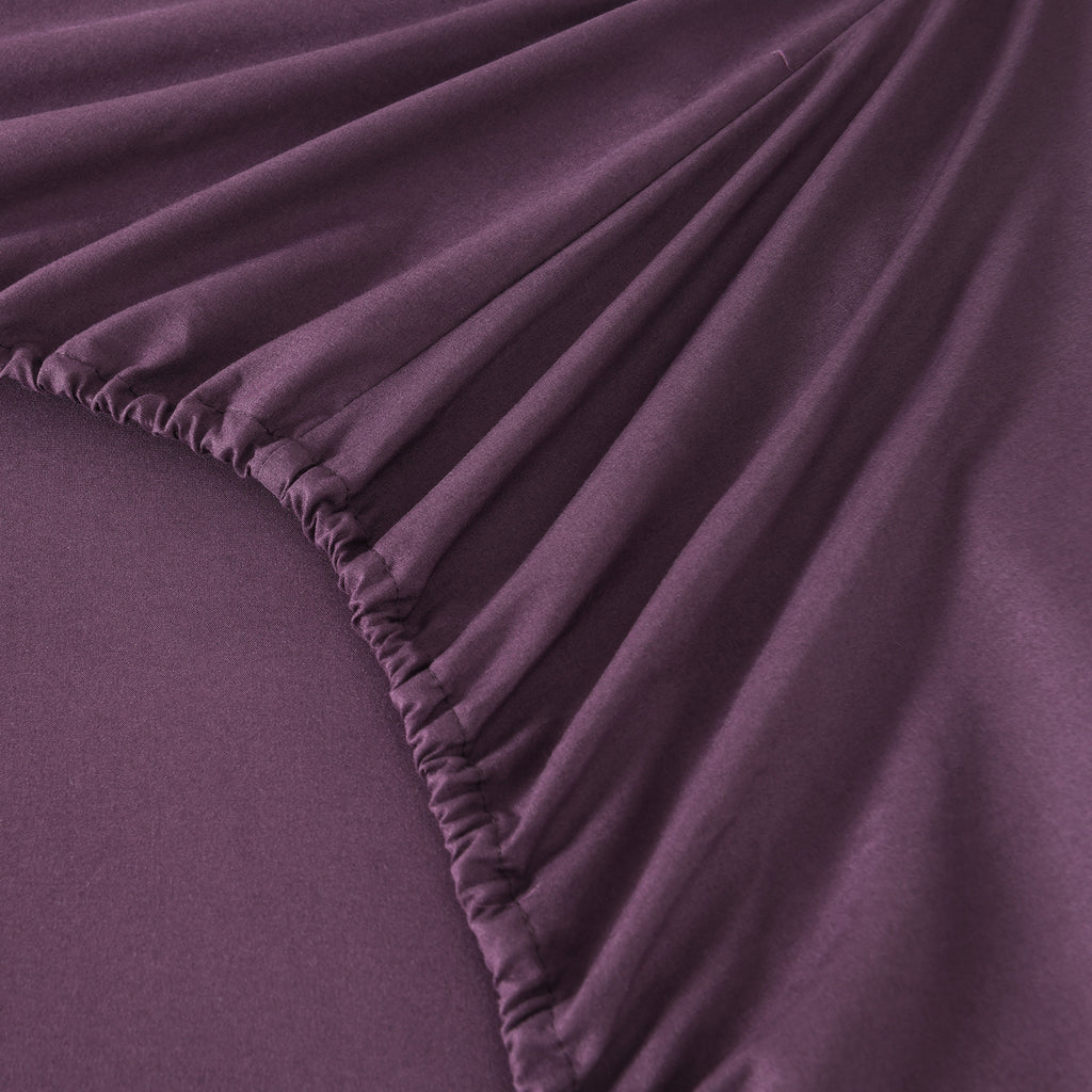 Hotel Grade 6 Piece Breathable Sheets Set 18" Deep Pockets - Easy Fit Twin Full Queen King Bed Sheets & Pillowcases, Microfiber, 100 GSM, All-Season Comfort, Machine Washable, Solid Color Bedding Accessories, Smooth Texture, Microfiber Fabric