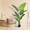 Artificial Bird of Paradise Plant with Pot, Tall Faux Tropical Greenery for Living Room Corners, Home Office Decor and Housewarming Gifts