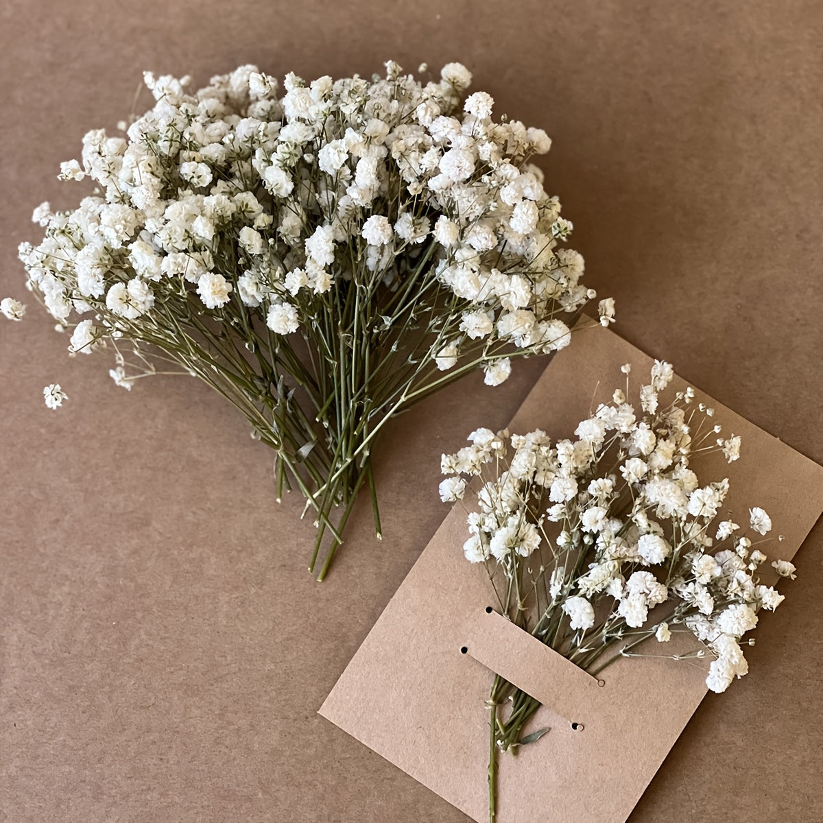 110pcs White Mini Dried Baby'S Breath Bouquet | Pampas Grass, Perfect for Arrangements, Greeting Cards, Weddings, Home & Office Decor