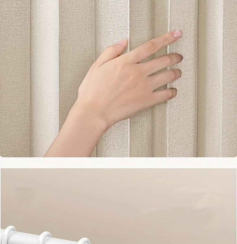 2D Door Curtain, Elegant Bohemian Style Folding Door Curtain with Stripes - Polyester, Magnetic Partition Living Room, Bedroom, Kitchen - Easy to Hand Wash, No Power Required, Multi-Function Home Decor, Multi-Function Curtain | Pastoral Theme |