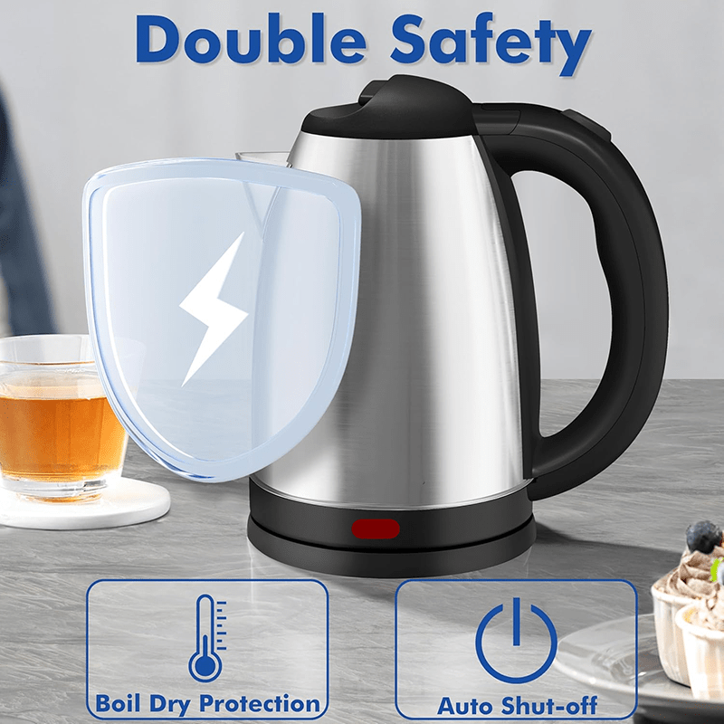 67.63oz Large Capacity Stainless Steel Water Kettle for Family and Gatherings, No Refills Needed. Seamless Design, Safe, Odor-Free, Ideal for Kitchen Use