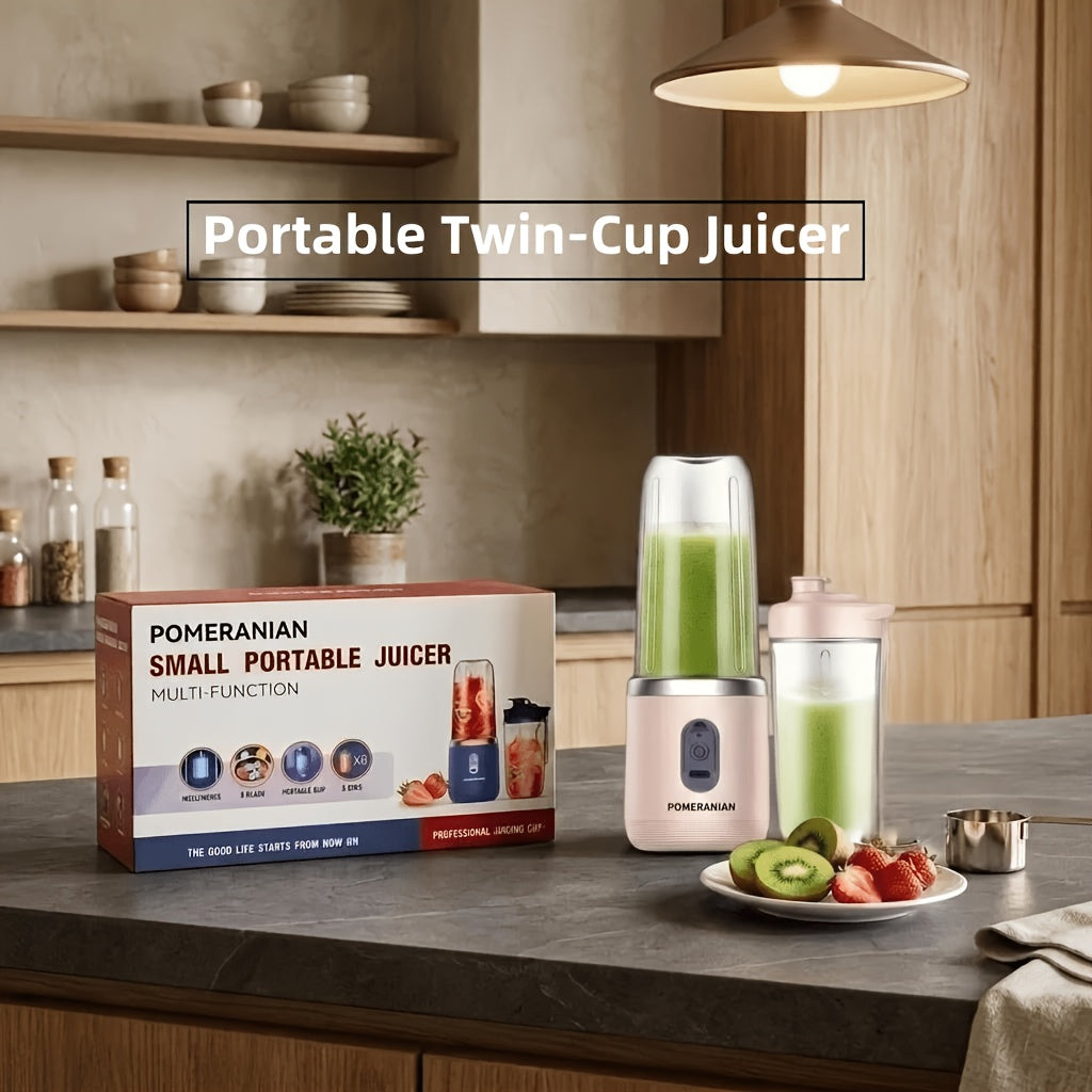 A Compact Electric Blender for Juices, Coffee, Milkshakes, And Smoothies. It's Rechargeable And Easy to Carry, Perfect for Outdoor Activities And As A Camping Gift 1PCSsingle Cup Low Power/2pcs