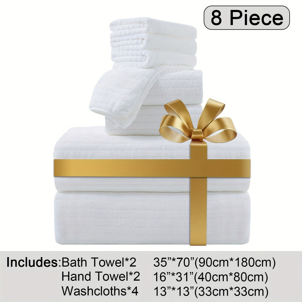 Oversized Bath Towels Set, Extra Large Towel Microfiber Soft XL Bath Sheet Super Absorbent Bathroom Towels Set Quick Dry Plus Size Shower Towels for Family Hotel, Wash Cloths