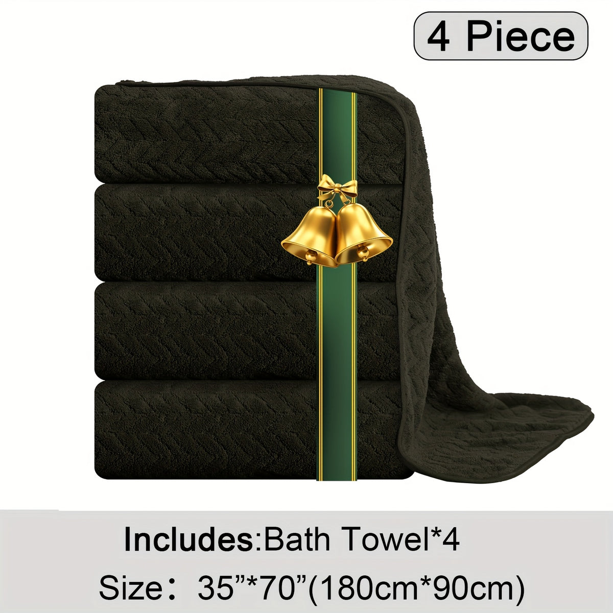 Oversized Bath Towels Set, Extra Large Towel Microfiber Soft XL Bath Sheet Super Absorbent Bathroom Towels Set Quick Dry Plus Size Shower Towels for Family Hotel, Wash Cloths