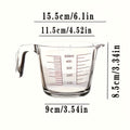 Glass Liquid Measuring Jug with Handle and Pour Spout, Graduated Kitchen Measuring Cup for Baking, Cooking and Recipe Prep, XXXL or 3 Piece Set