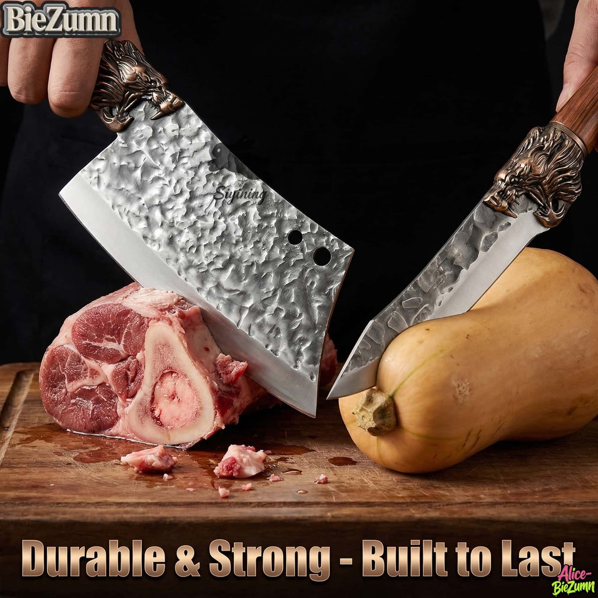 7/3pcs Stainless Steel Kitchen Knife Set- Professionally Crafted Kitchen Knives, Including a Bone Knife, Slicing Knife, Carving Knife, Peeler, Butcher Knife, Kitchen Scissors, Ultra-Sharp Bone Knife, Suitable for Meat And Fish, Fruits