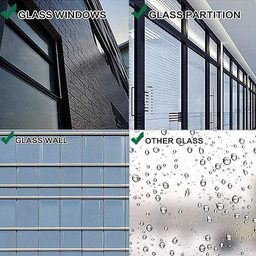 3-in-1 Glass Cleaning Kit: Spray, Wash & Squeegee - Perfect for High Windows, Shower Doors & Car Windshields - Essential Home Cleaning Tool - for All Homeowners - Suitable for Everyday Cleaning