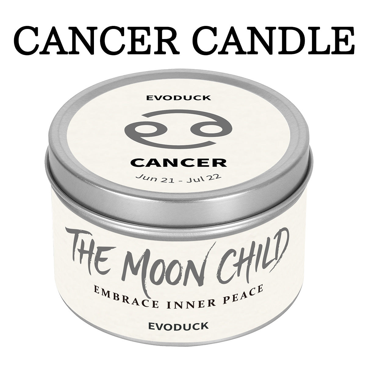 EVODUCK Scorpio Zodiac Candle with Hidden Pendant And Real Crystal Inside - Intense Scented Soy Wax for Late Night Reading Ambiance - Cool Valentine'S Day Birthday Present for Girlfriend Wife Women Lover - Spiritual Mystery Home Fragrance Gift
