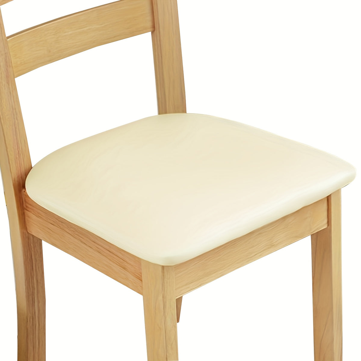 4/6pcs 100% Waterproof PU Fabric Dining Chair Slipcovers, Removable Upholstered Chair Cushion Cover for Dining Room, Hotel, Kitchen, And Home Decor, Fits A Variety Of Seat Styles, Halloween Home Decorations, Black Seat Cushion