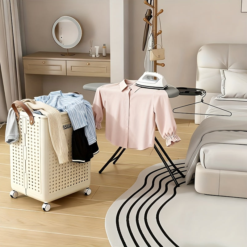 Foldable Laundry Hamper with Wheels, Multi-Size Rolling Clothes Basket for Bedroom, Bathroom, Dorm and RV Laundry Storage and Home Organization