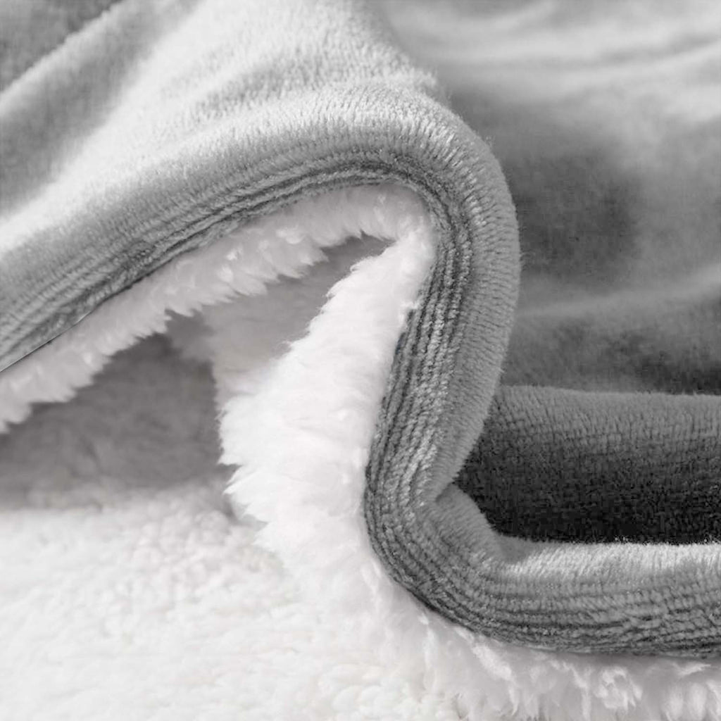 480GSM Heavy Sherpa Fleece Blanket – Double-Sided Warm Throw for Couch, Bed, Office and Travel, Reversible All Season Comfort, Room & Sofa Decoration, Holiday Gift, Sofa Blankets