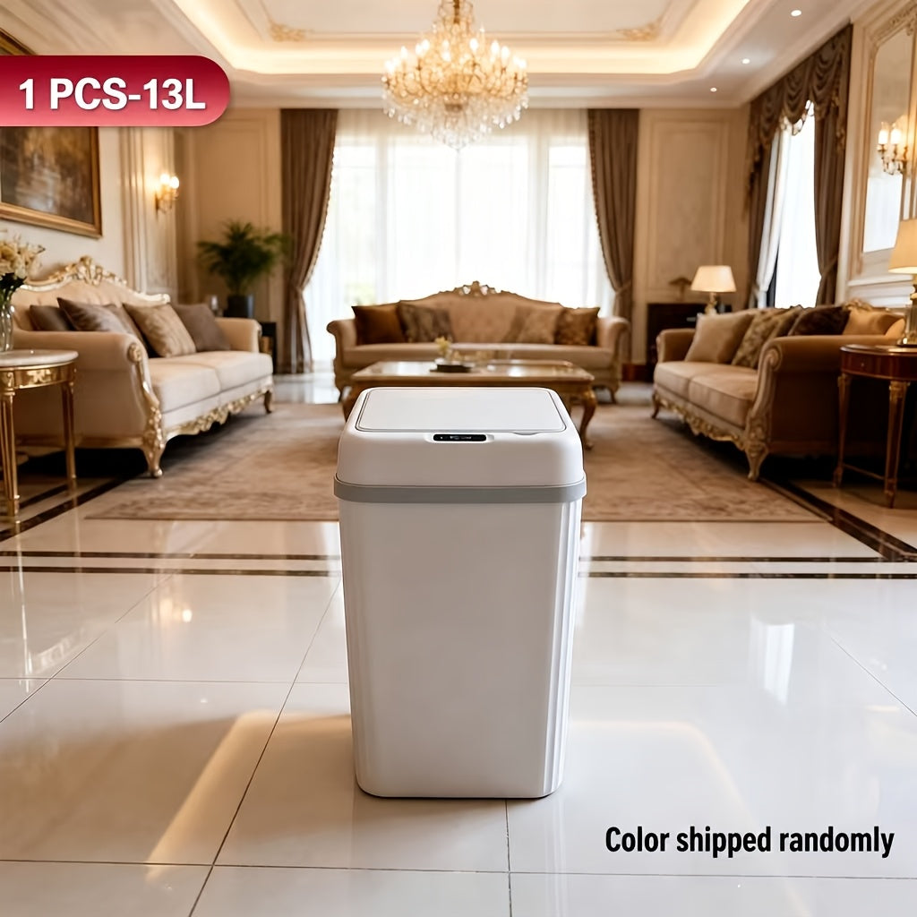 1-Pack/2-Pack Large-Capacity Smart Sensor Trash Can, Quiet & Odor-Proof, Pet-Resistant, Automatic Open & Close, Household Garbage Bin for Living Room, Kitchen, Toilet And Bathroom, Sleek And Stylish Design(Random Color Delivery)