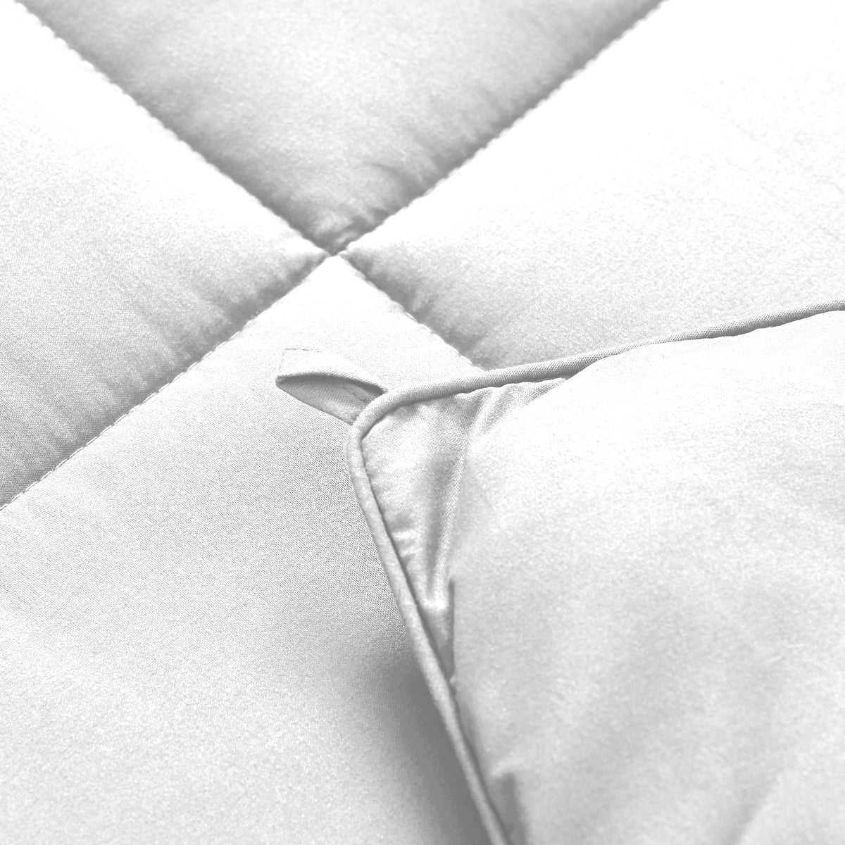 Lux Decor Comforter - All Season Quilt Comforter For Summer Sleeping With Corner Tabs - Soft, Breathable Versatile Bedding & Bedroom Decor - Luxurious Box Stitching