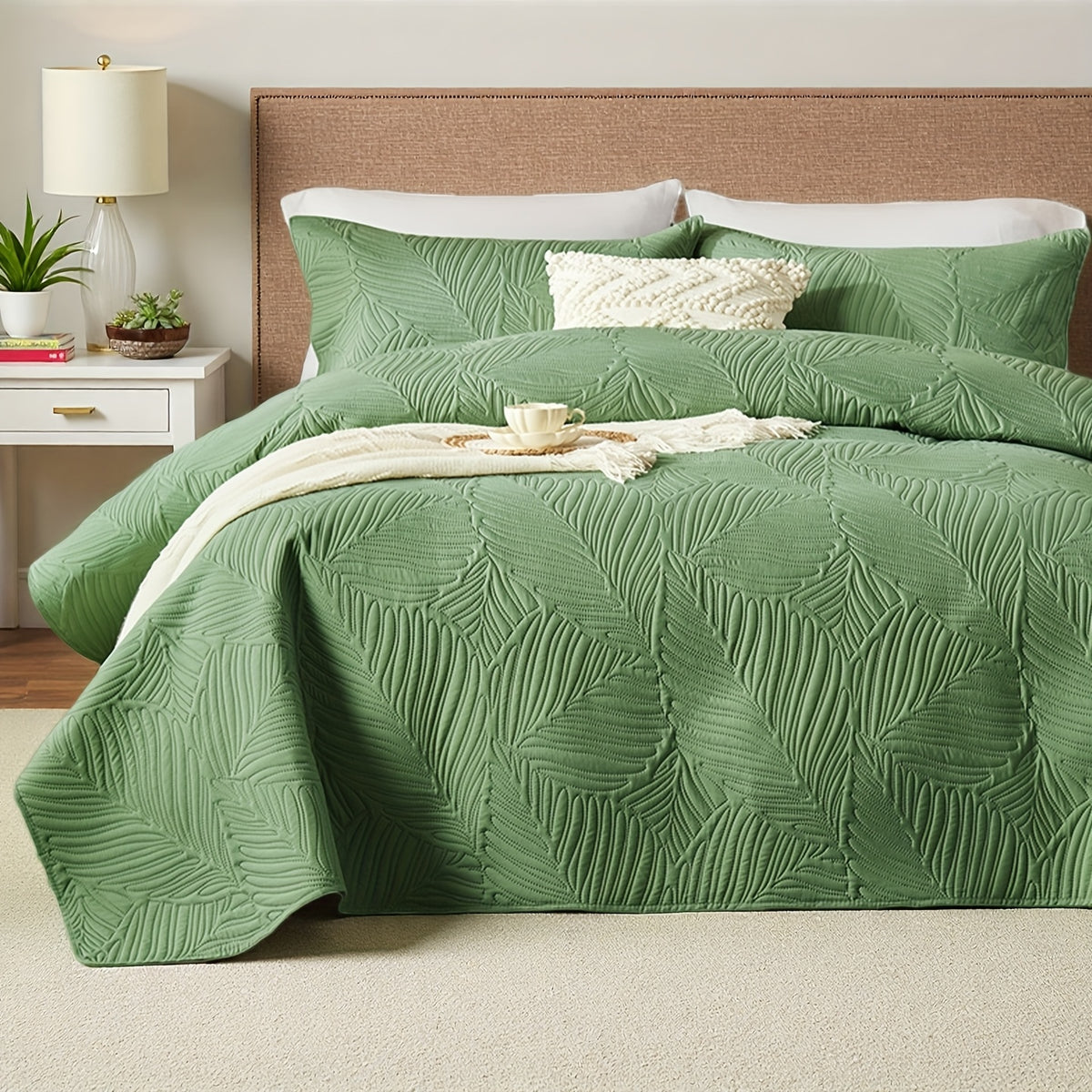 2/3pcs Quilt Set Bedspreads Queen Size - Soft & Refreshing Quilt Lightweight Microfiber Bedspread(1 Quilt, 1 Or 2 Pillow Cases) - Modern Style Coin Pattern Coverlet For All Seasons - Family Gift Set, Multiple Colors Plus Random Color Available