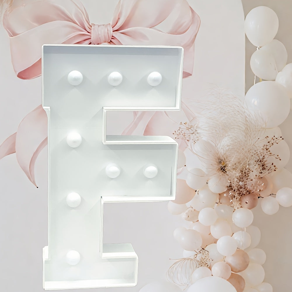 Warm White Lighted Letter Boards, 3FT GBC/MARRY ME//LOVE/HBD for Birthdays, Anniversaries & More Wall Pediments KT Board Marquee Letters Light