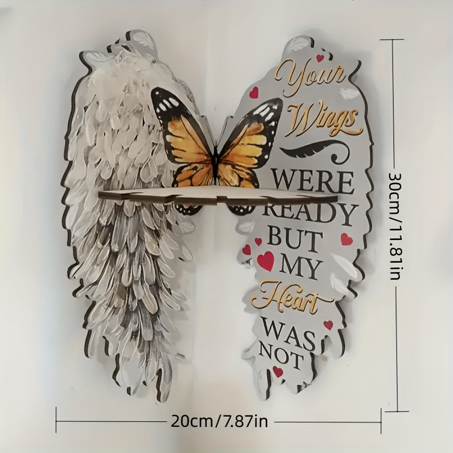 [Angel Wing Corner Shelf] Valentine's Day Decoration Home, Bedroom, Living Room, Bathroom Angel Wing Corner Shelf Decoration, 1 Bohemian Style Vintage Angel Wing Corner Shelf, Suitable for Various Room Types, No Need for Electricity