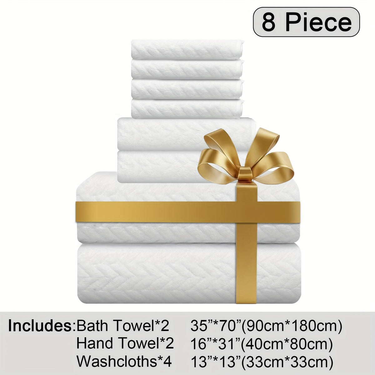 Oversized Bath Towels Set, Extra Large Towel Microfiber Soft XL Bath Sheet Super Absorbent Bathroom Towels Set Quick Dry Plus Size Shower Towels for Family Hotel, Wash Cloths