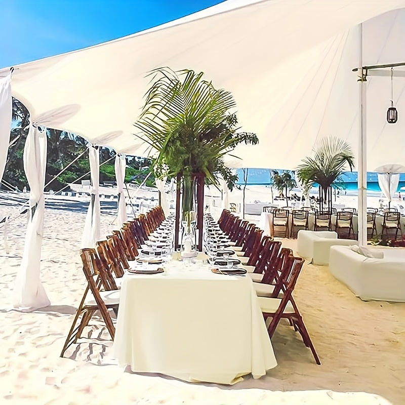6 Pack Disposable Plastic Tablecloths 54"x72" - Vibrant Solid Colors for Indoor/ Outdoor Parties, Weddings, Birthdays, Christmas, Anniversaries & Gender Reveals - Durable Machine-Made Buffet Table Coverings, Disposable Table Cloth, Party Table