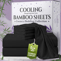 16-Inch Deep Pocket Viscose Sheet Set, Bamboo-Derived Soft Woven Bedding in Eleven Colors for Twin Full Queen King Beds and Guest Room Refreshes