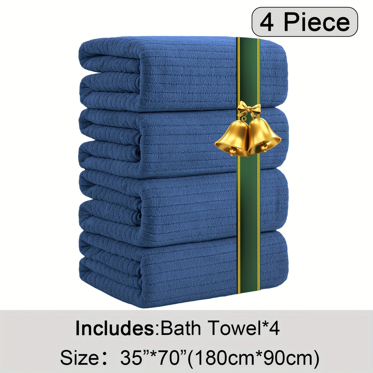Oversized Bath Towels Set, Extra Large Towel Microfiber Soft XL Bath Sheet Super Absorbent Bathroom Towels Set Quick Dry Plus Size Shower Towels for Family Hotel, Wash Cloths