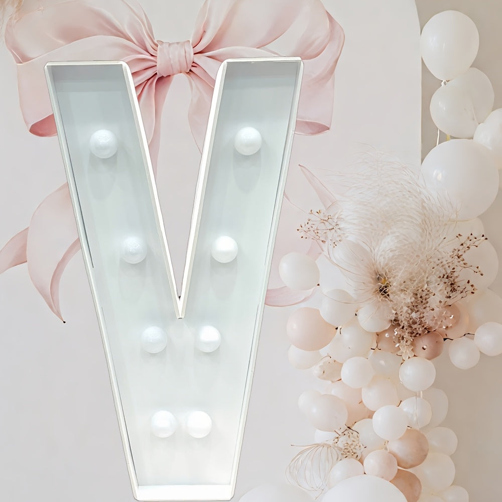 Warm White Lighted Letter Boards, 3FT GBC/MARRY ME//LOVE/HBD for Birthdays, Anniversaries & More Wall Pediments KT Board Marquee Letters Light