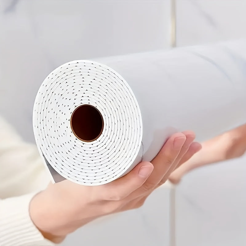 A Roll of Wall Stickers That Are Self-Adhesive And Feature a 3D Marble Design. These Peel-And-Stick Tile Decals Are Perfect for Concealing Unsightly Peeling Walls in Areas Like The Living Room, Kitchen Backsplash, Or Bathroom. They Are Made of Remov