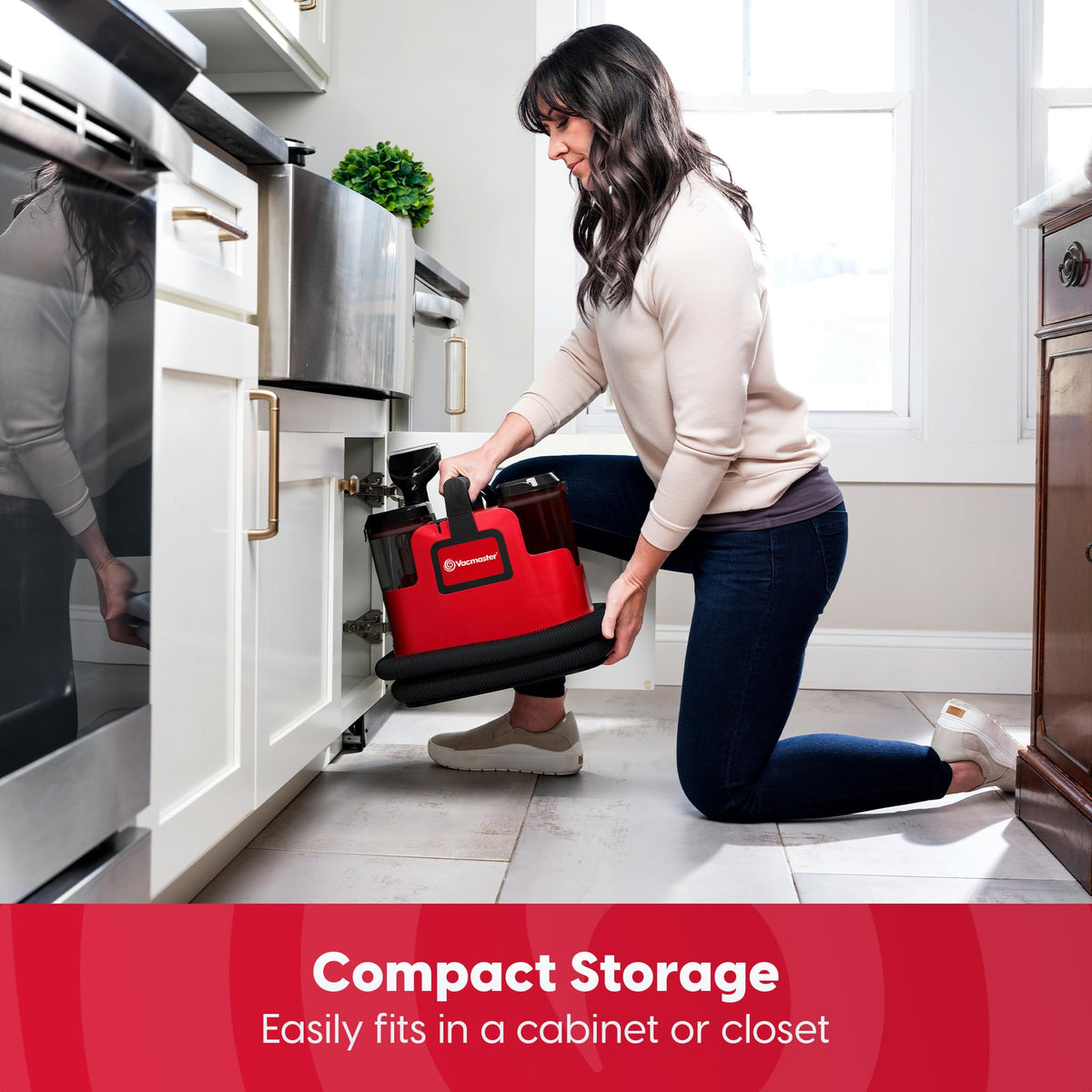400 Series Portable Carpet & Upholstery Spot Cleaner Machine with 15Kpa Powerful Suction, Corded Suitable for Pets Hair Removal, Area Rugs, Couches, Floors,-and-Play for Use (No System)