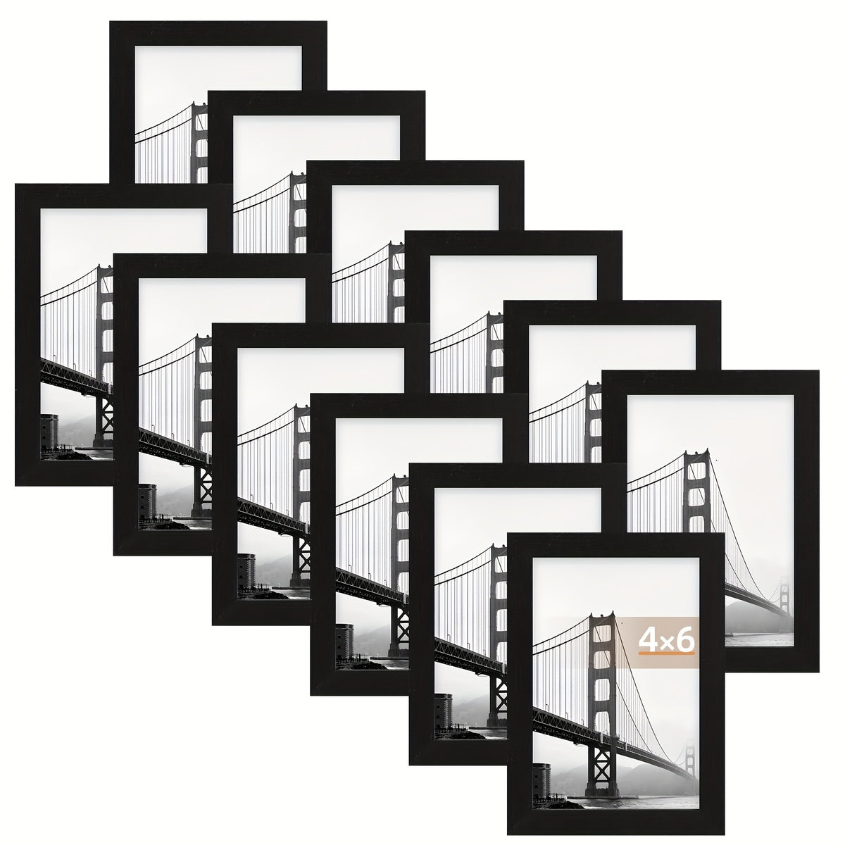 Picture Frame Set Of 12/24, Picture Frames, Photo Board, Display Pictures, Multi Photo Frames Collage for Wall Or Tabletop Display, Suitable for Home, School And Office, Black(4x6 & 5x7 & 8x10), for Halloween And Christmas
