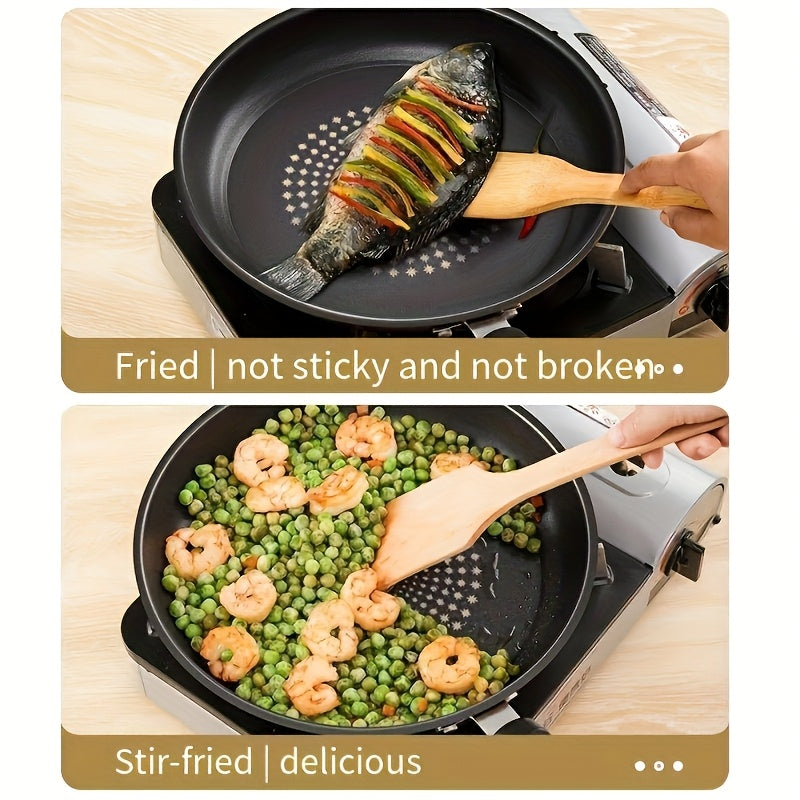 A 9.45-inch Cast Iron Non-stick Frying Pan - Dishwasher-cleaned, Compatible with Induction Cooker, Healthy Cooking, Reduce Smoke, Perfect for Gas and Electric Stove, with Lid, Perfect for Fried Eggs, Steak, Pancakes