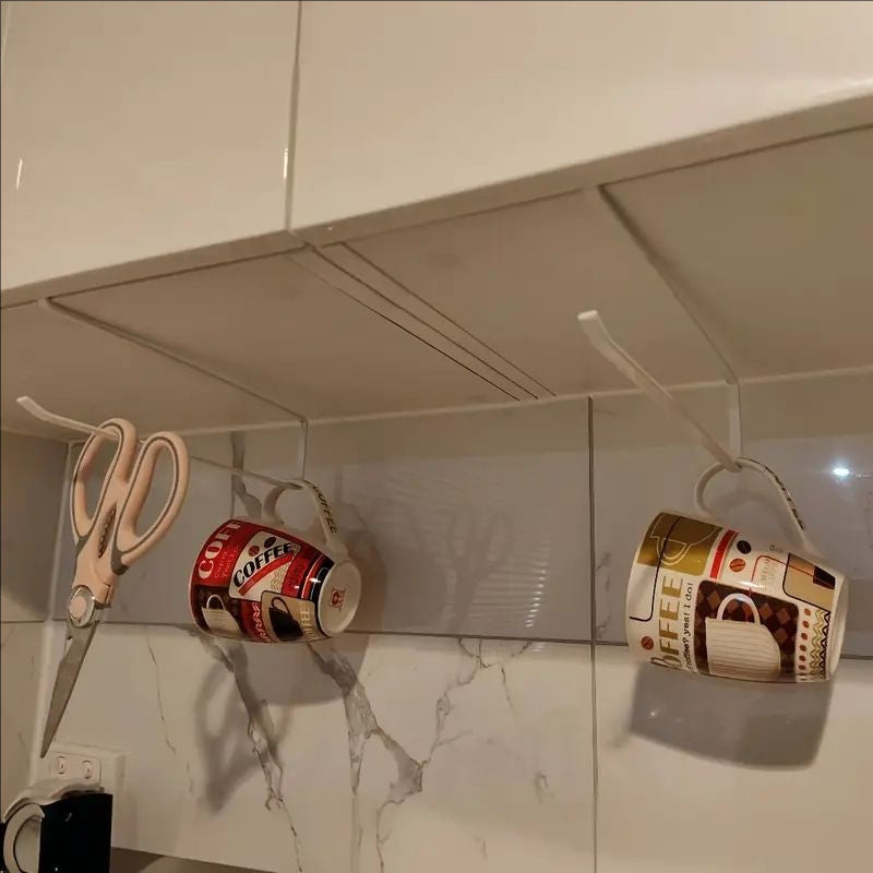 1/2pcs Modern Kitchen Tissue Rack, Perforated Wall Hanging Roll Rack, Multi-function Storage Organization, Kitchen Cabinet Hanging Roll Paper Rack Rag Oil-absorbing Paper Plastic Wrap Hanger Kitchen Storage Rack
