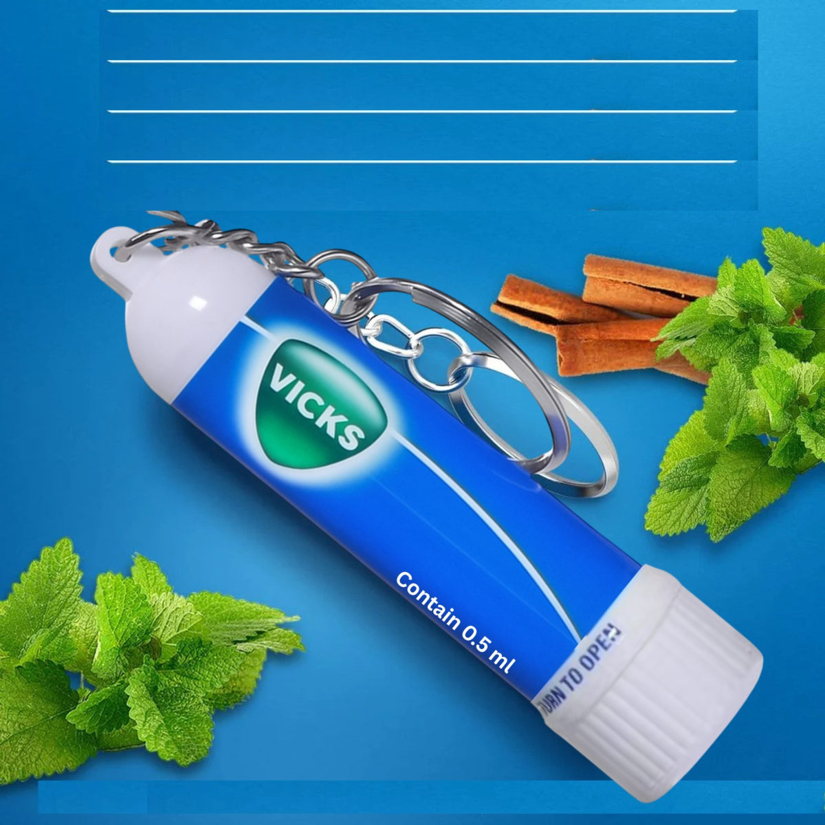 Aromatic Stick with Keychain – 0.5ml Portable Size
