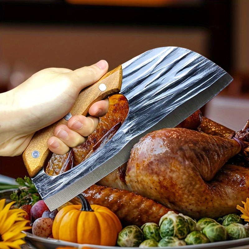 An Innovative Ergonomic Kitchen Knife Designed for Easy Cutting, Perfect for Cutting Meat, Vegetables, And Fruits, Providing an Excellent User Experience. This Is Definitely a Perfect Surprise Gift.