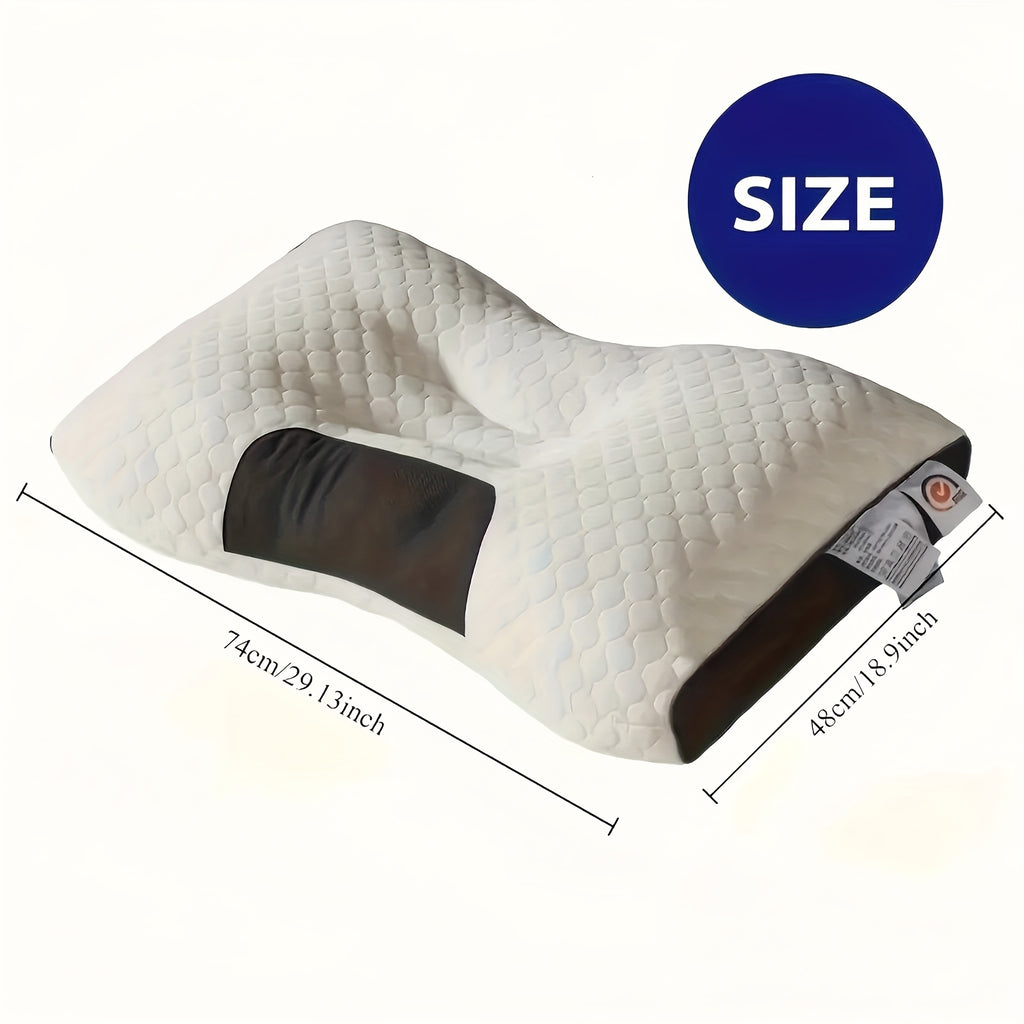2pcs/4pcsSoft Neck Couple Pillow - Adjustable Ergonomic, Removable High-quality Pillow Core, Provides Deep Sleep Neck, No Collapse, Machine Washable