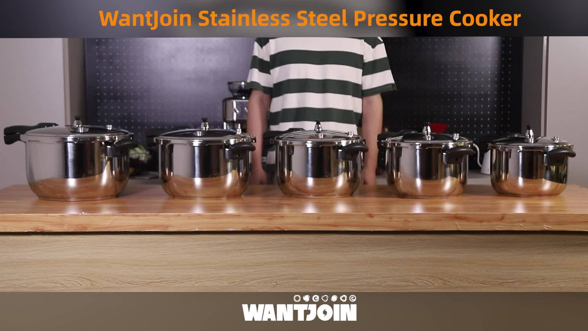 PYY 10Qt Aluminum Pressure Cooker with a Release Valve And Various Safety Features, Suitable for Use with Both Gas And Induction Cooktops, Includes a Canner Rack