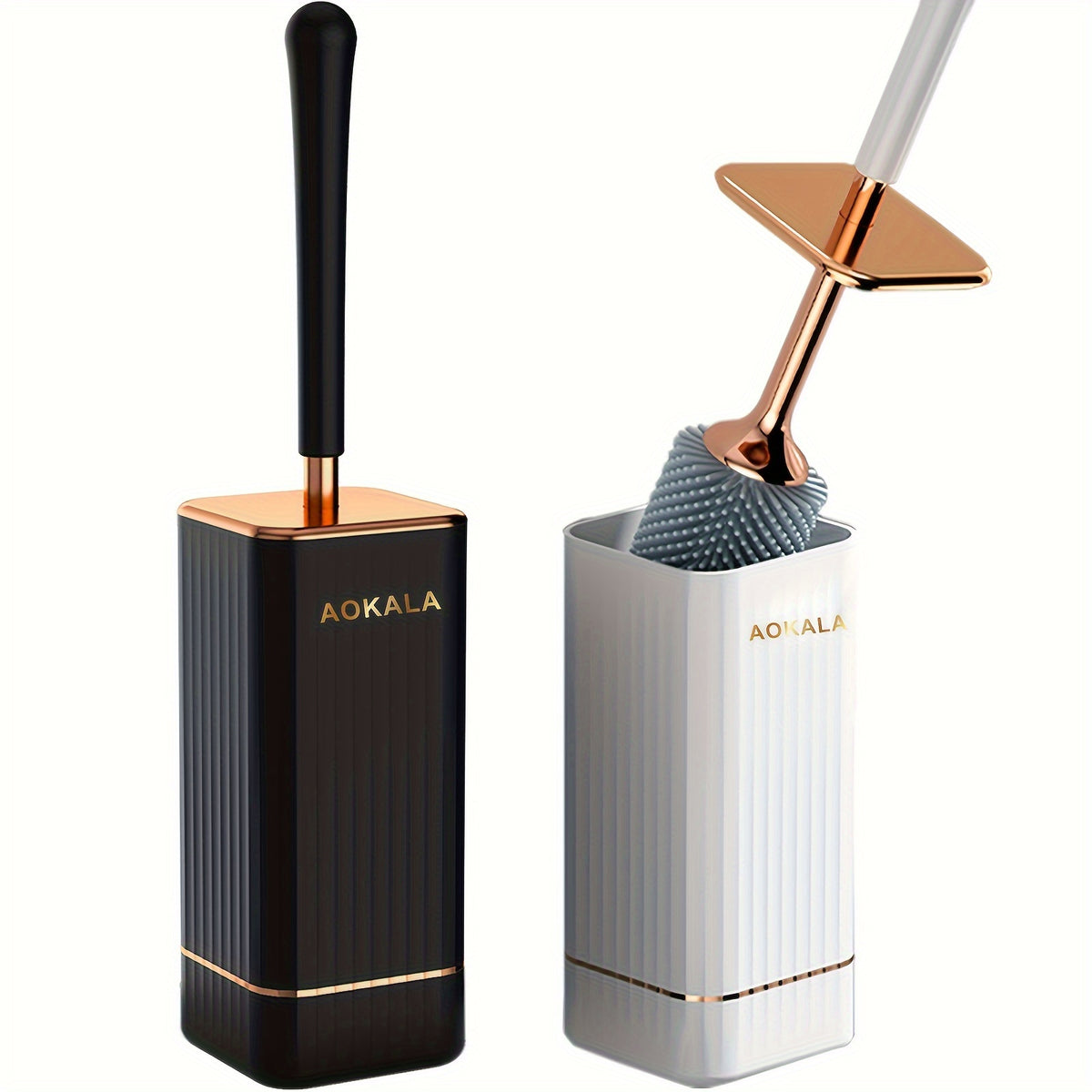 1 Set Of Ergonomic Toilet Brush Set, Odor-resistant, Easy to Clean And Store, Ideal for Bathroom Essentials, Christmas Essentials