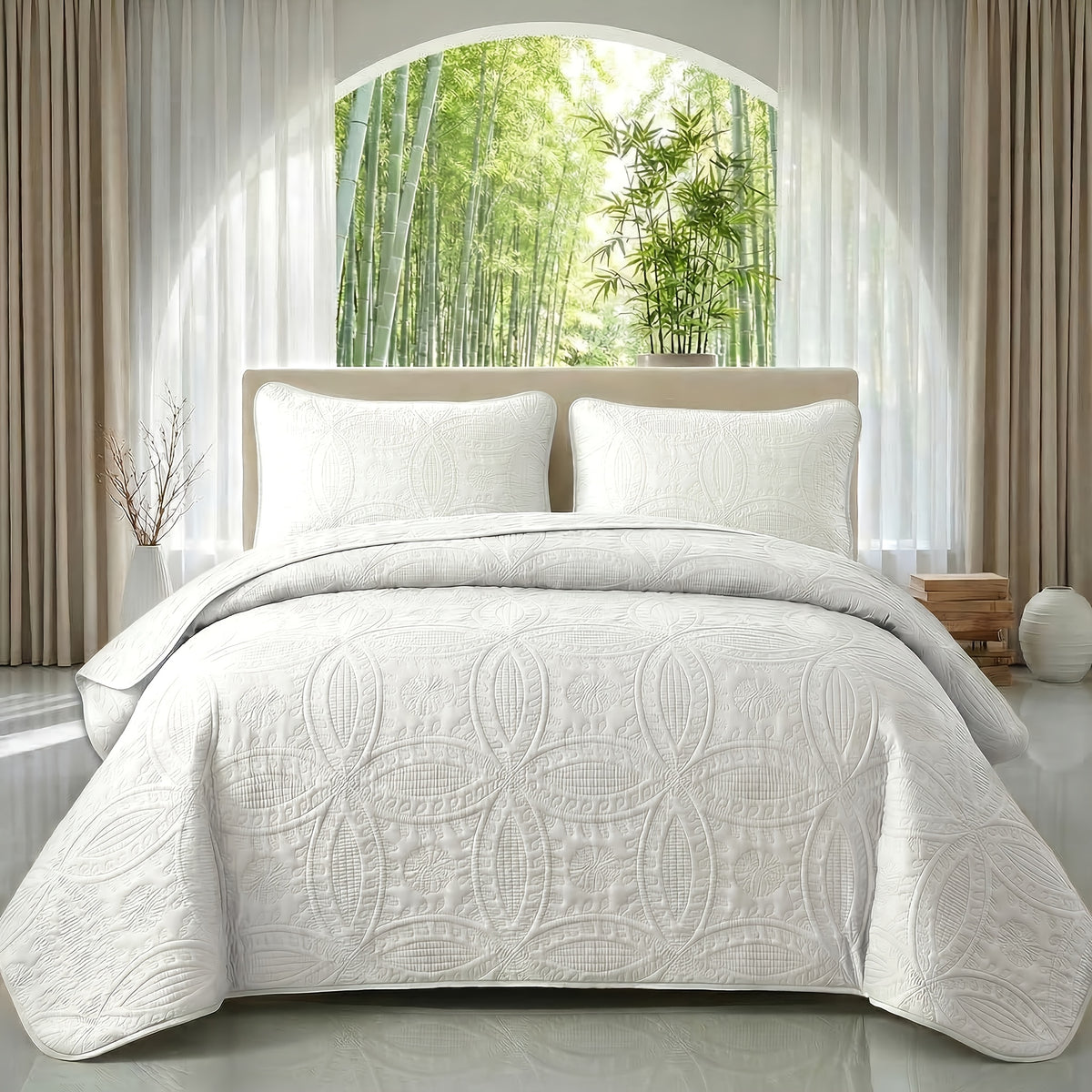 2/3pcs Quilt Cover Bedspread ( 1 Quilt+1 Or 2 Pillowcases), Soft And Skin-friendly, Hypoallergenic And Easy to Maintain, Machine Washable Without Deformation, Modern Minimalist Three-dimensional Coin Pattern, Next-day Delivery.
