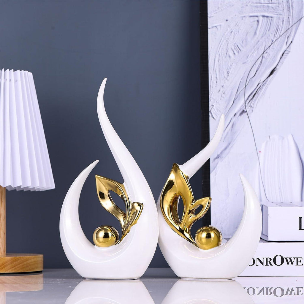 Size Two-Piece Set, Living Room, Wine Cabinet, TV Cabinet Ornaments, Light Luxury, Entry, Entrance, Home Decorations, Resin Statue Ornaments