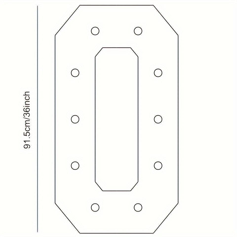 Warm White 3Ft/91.5Cm/36Inch Party Numbers - Birthday, Anniversary, Wedding Decorations, 3D KT Board 3Ft Tall Glowing Sign with Easy Snap Assembly (Battery Not Included)