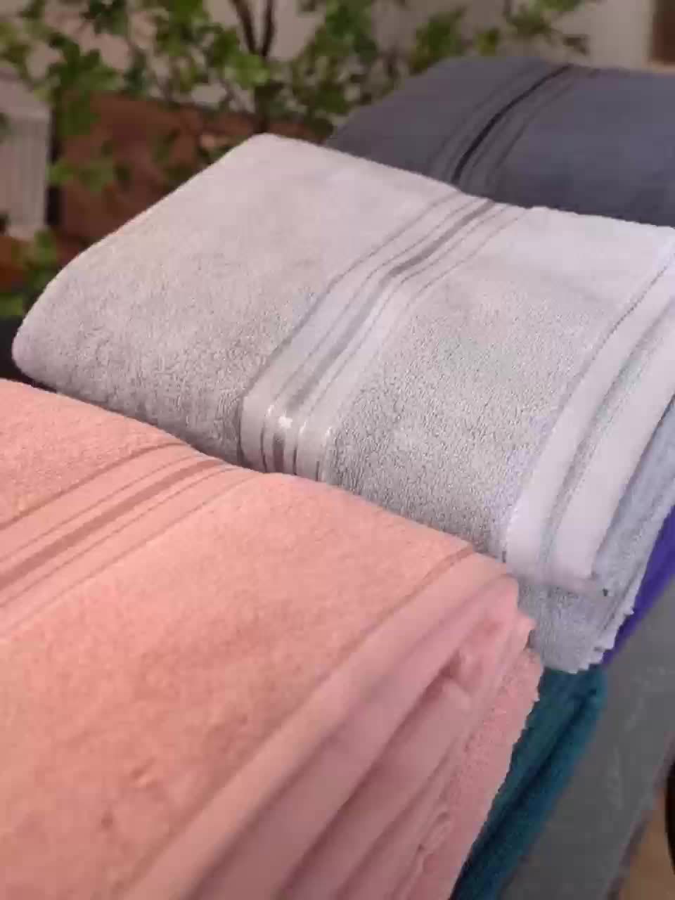 Luxury 8pcs Bath Towel Set, 100% Cotton Premium Hotel Quality, Includes 2 Bath Towels, 2 Hand Towels, 4 Washcloths, Soft Absorbent Spa Towel Collection, Ideal for Bathroom, Hotel, SPA