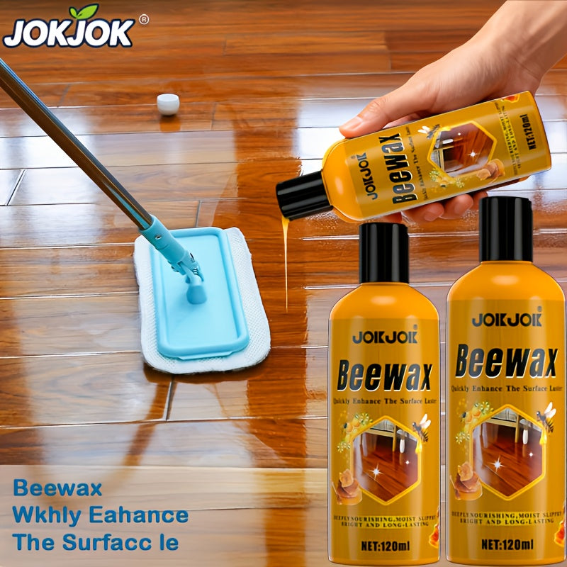 3pcs Professional-Grade Natural Beeswax Wood Repair & Care Kit | Deeply Moisturizes To Prevent Dryness And Cracks | Suitable For Solid Wood Furniture, Floors, Countertops, Doors & Windows | Eliminate Dullness And Scratches, Easily Restore Like-New