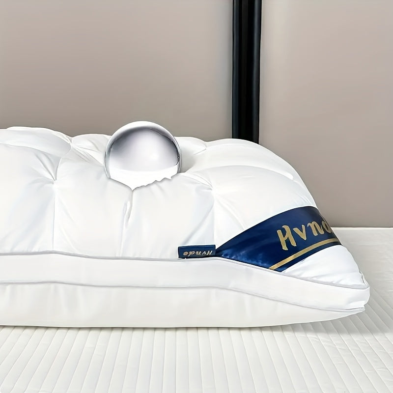 Luxury Hotel Series Pillow Set of Two: Designed for Deep Sleep and Neck Relief, Offering Superior Support. The High-resilience, High-bounce Pillow Core Resists Sagging, While the Hypoallergenic Soft Fabric Provides a Cool, Breathable Comfort