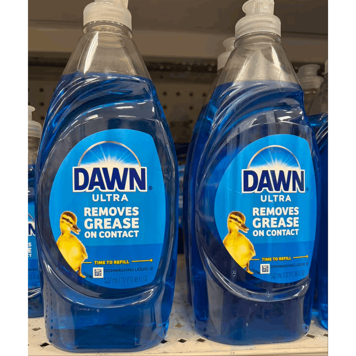 Dawn Dish Soap 2 pack Bigger Zize 18fl