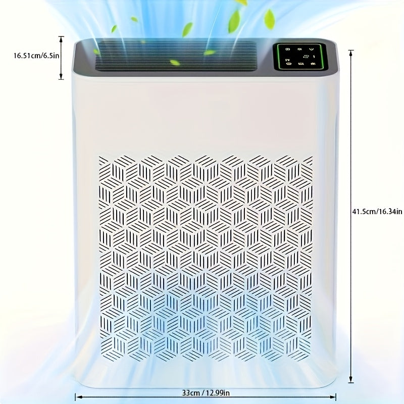 Air Purifier, Home Large Space Air Purifier Up to 1095 Square Feet, PM 2.5 Display Air Quality Sensor, Automatic Mode, Timer, HEPA Air Purifier to Improve Indoor Air Quality, Suitable for Home, Office And Family Room, Gift for Father's Day