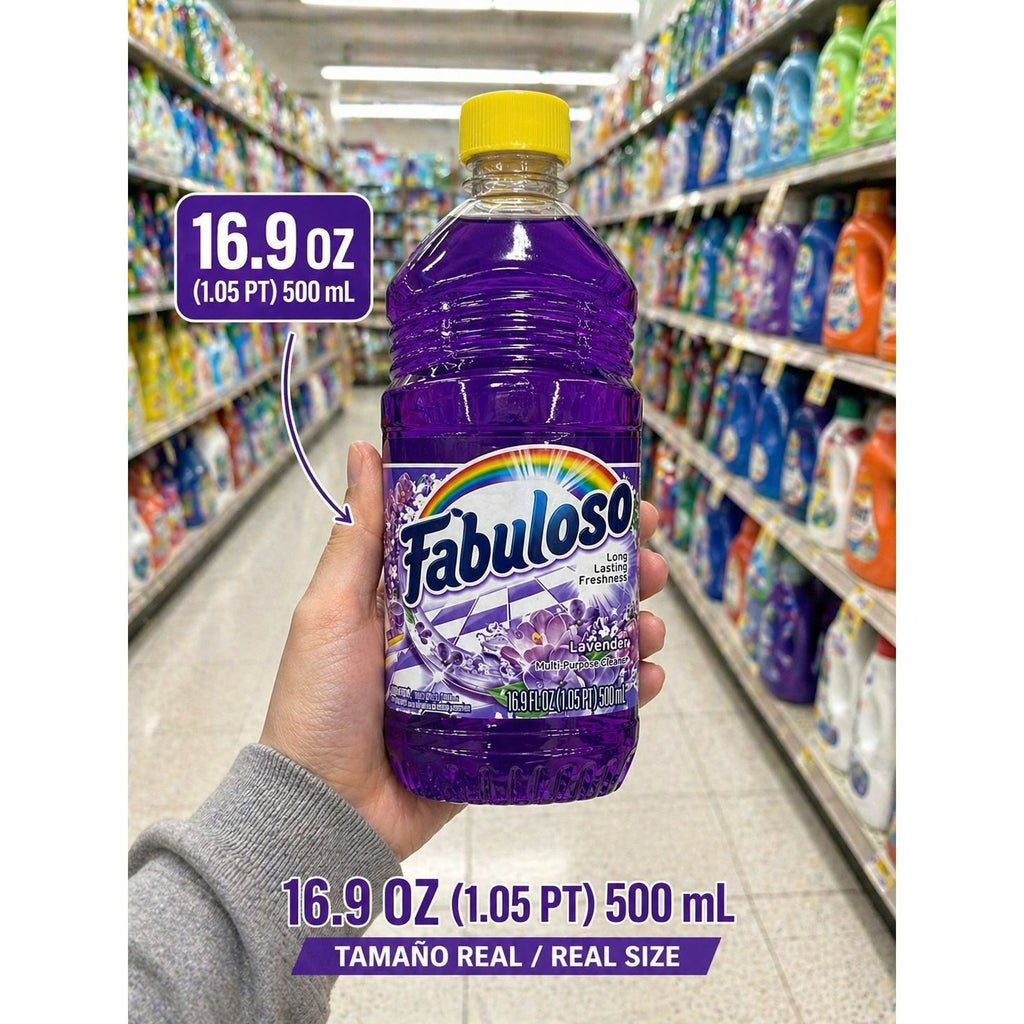 Fabuloso Lavender Multi-Purpose Cleaner 3 Pack – Floor Cleaner & Household Cleaning Liquid 16.9 floz