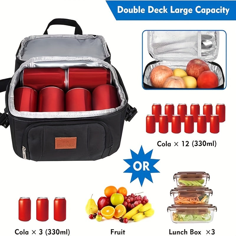 1 X Oxford Cloth Insulated Bag Multi-purpose Insulated Bag Multi-purpose Lunch Box Bag Practical Snack Bag Food Bag Portable Insulated Bag Food Takeaway Bag